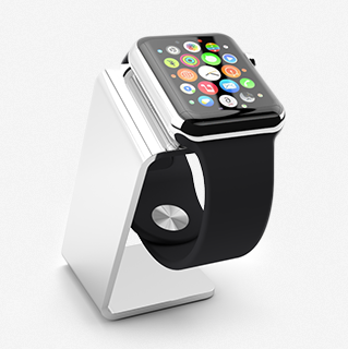 Saat Stand Chrome for Apple Watch Dock Stand