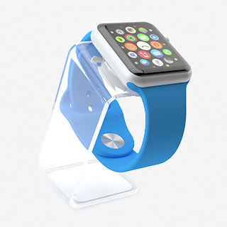 Saat Stand PlexiGlass for Watch Charging Stand